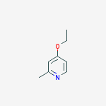4-Ethoxypicoline 的化学结构式