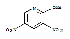 Structure of Pyridine,2-methoxy-3,5-dinitro-