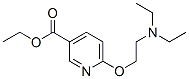 Structure of 6-[2-(Diethylamino)ethoxy]-3-pyridinecarboxylic acid ethyl ester