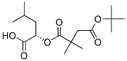 Structure of (2S)-2-{[3-(TERT-BUTOXYCARBONYL)-2,2-DIMETHYLPROPANOYL]OXY}-4-METHYLPENTANOIC ACID