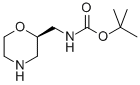 Structure of (R)-2-N-Boc-aminomethylmorpholine
