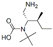 Structure of Carbamic acid, [(1S,2S)-1-(aminomethyl)-2-methylbutyl]-, 1,1-dimethylethyl