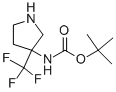 Structure of TERT-BUTYL[3-(TRIFLUOROMETHYLPYRROLIDINE-3-YL)]CARBAMATE