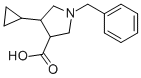 Structure of 1-Benzyl-4-cyclopropyl-3-pyrrolidinecarboxylic acid