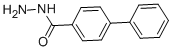 Structure of 4-BIPHENYLCARBOXYLIC ACID HYDRAZIDE