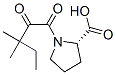 Structure of (2S)-1-(1,2-DIOXO-3,3-DIMETHYL-PENTYL)-2-PYRROLIDINE-CARBOXYLIC ACID