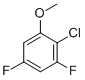 Structure of 2-CHLORO-3,5-DIFLUOROANISOLE