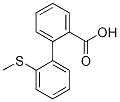 Structure of 2-(2-Methylthiophenyl)benzoic acid