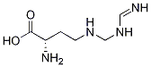 Structure of Butanoic acid,2-amino-4-[[imino(methylamino)- methyl]amino]-,(2S)-