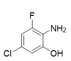 Structure of 2-Amino-5-Chloro-3-Fluorophenol