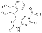 Structure of N-FMOC-4-AMINO-2-CHLOROBENZOIC ACID