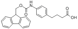 Structure of FMOC-4-(4-AMINOPHENYL)BUTANOIC ACID