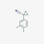 1-(3,4-dimethylphenyl)Cyclopropanecarbonitrile结构式