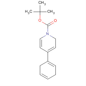 Structure of 1(2H)-Pyridinecarboxylic acid, 3,6-dihydro-4-phenyl-, 1,1-dimethylethylester