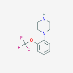 Structure of 1-(2-TRIFLUOROMETHOXY-PHENYL)-PIPERAZINE