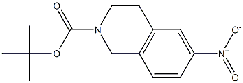 Structure of 6-Nitro-3,4-dihydro-1H-isoquinoline-2-carboxylic acid tert-butyl ester