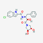 Structure of N-{(1S,2R)-1-benzyl-3-[(3R,4S)-3,4-dihydroxypyrrolidin-1-yl]-2-hydroxy-3-oxopropyl}-5-chloro-1H-indole-2-carboxamide