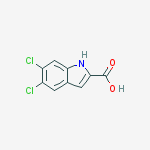 Structure of 5,6-DICHLORO-1H-INDOLE-2-CARBOXYLIC ACID