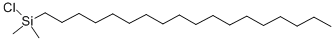 Structure of CHLORODIMETHYLOCTADECYLSILANE