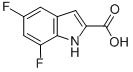 Structure of 5,7-Difluoroindole-2-carboxylic acid