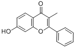 Structure of 7-HYDROXY-3-METHYLFLAVONE