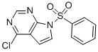 Structure of 4-CHLORO-7-(PHENYLSULFONYL)-7H-PYRROLO[2,3-D]PYRIMIDINE