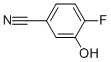 Structure of 4-FLUORO-3-HYDROXYBENZONITRILE 98