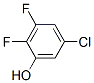 Structure of Phenol,  5-chloro-2,3-difluoro-