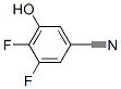 Structure of BENZONITRILE,3,4-DIFLUORO-5-HYDROXY-