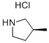 Structure of (S)-3-METHYL-PYRROLIDINE HYDROCHLORIDE