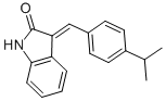 Structure of 3-(4-ISOPROPYLBENZYLIDENYL)INDOLIN-2-ONE