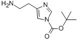 Structure of 4-(2-AMINO-ETHYL)-IMIDAZOLE-1-CARBOXYLIC ACID TERT-BUTYL ESTER