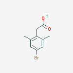 Structure of 2-(4-bromo-2,6-dimethyl-phenyl)acetic Acid