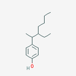 4-(3-ethylheptan-2-yl)phenol结构式