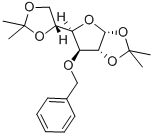 Structure of 3-O-Benzyl-1,2,5,6-di-O-isopropylidene-alpha-D-glucofuranose