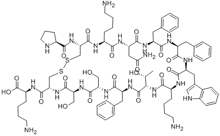 皮质抑素-14结构式