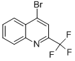 Structure of 4-bromo-2-(trifluoromethyl)quinoline