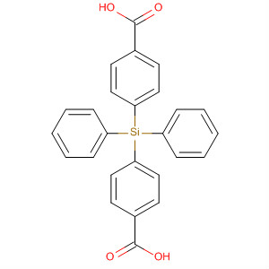 Structure of Benzoic acid, 4,4'-(diphenylsilylene)bis-