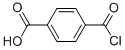 Structure of Benzoic acid,4-(chlorocarbonyl)-
