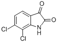 Structure of 6,7-dichloro-1H-indole-2,3-dione