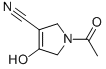 Structure of 1-ACETYL-4-HYDROXY-2,5-DIHYDRO-1H-PYRROLE-3-CARBONITRILE