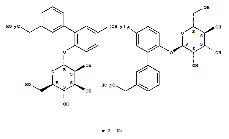 Structure of Bimosiamose disodium
