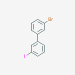 Structure of 3-Bromo-3’-iodo-1,1’-biphenyl