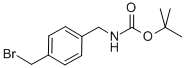 Structure of TERT-BUTYL 4-(BROMOMETHYL)BENZYLCARBAMATE