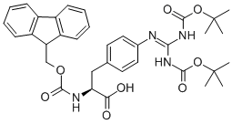 Structure of FMOC-L-PHE(4-GUANIDINO-BOC2)-OH