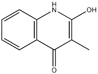Structure of 4(1H)-Quinolinone, 2-hydroxy-3-methyl-