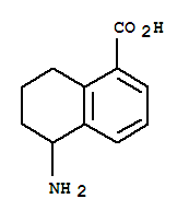 Structure of 1-NAPHTHALENECARBOXYLIC ACID 5-AMINO-5,6,7,8-TETRAHYDRO-