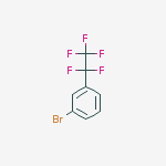 Structure of 1-BROMO-3-(PENTAFLUOROETHYL)BENZENE, 98%