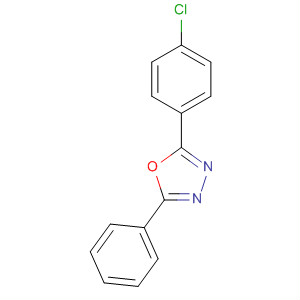 2-(4-Chlorophenyl)-5-phenyl-1,3,4-oxadiazole结构式