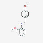Structure of Phenol, 2-[[(4-hydroxyphenyl)methyl]amino]-